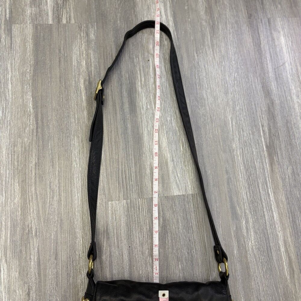 Rebecca Minkoff Beloved Mini Crossbody Bag Black Leather Gold Stud Vintage -FLAW - Picture 11 of 11